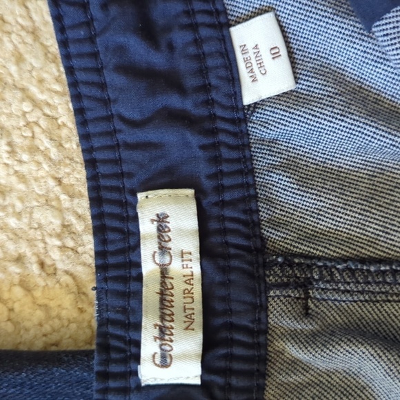 Coldwater Creek Natural Fit Denim Capri Pants Size 10 - Picture 2 of 7